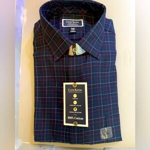 Club Room Men’s Long Sleevee Shirt Size 16.5 Neck and 34-35 Arms